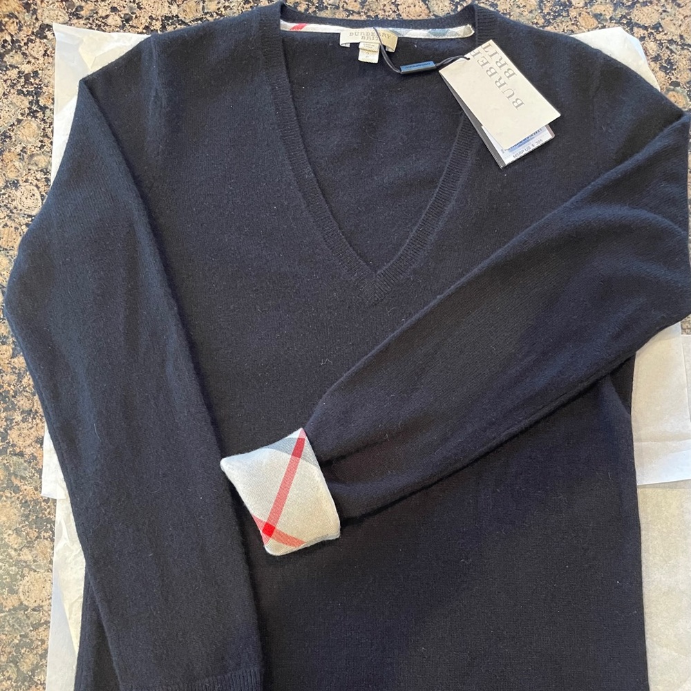 Burberry V-neck Sweater